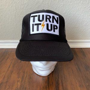 AVIATOR NATION x SOUL CYCLE Turn It Up Trucker Hat Bolt VERY RARE